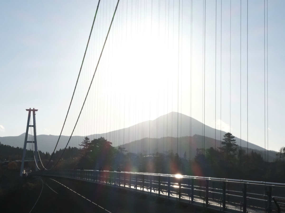 九重の大吊橋からの風景