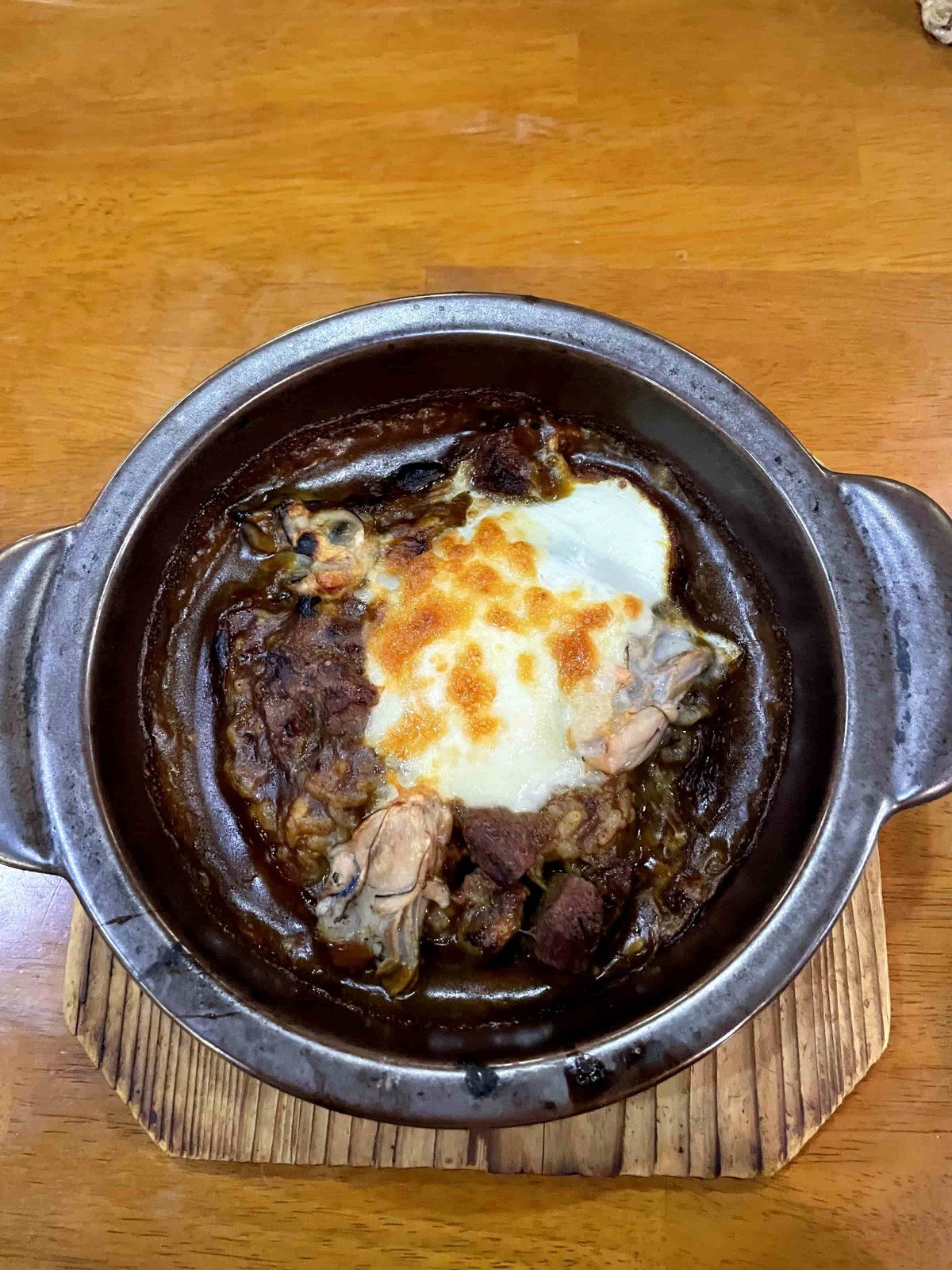 焼きカレーの俯瞰写真
