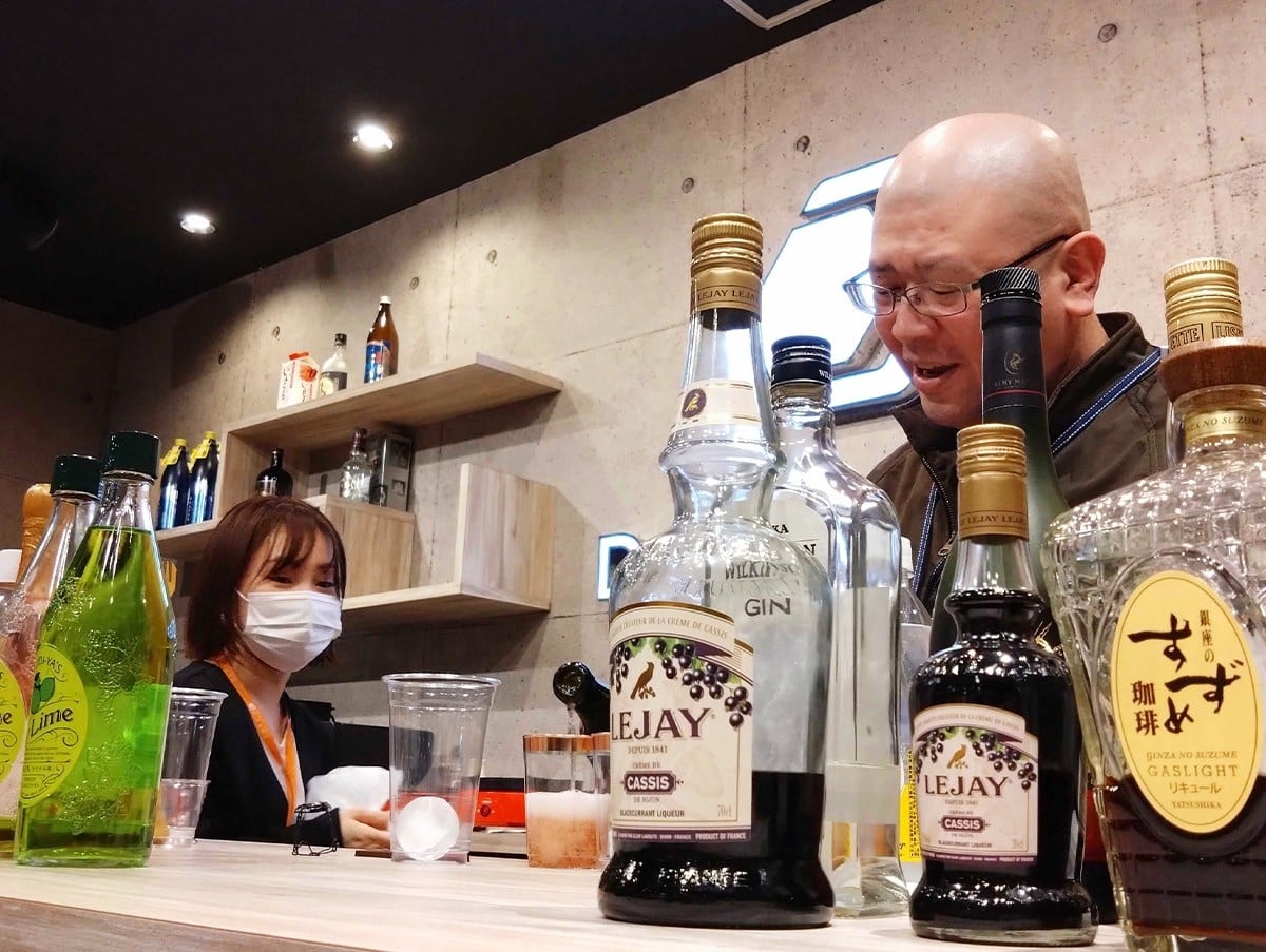 お酒を作っている様子。